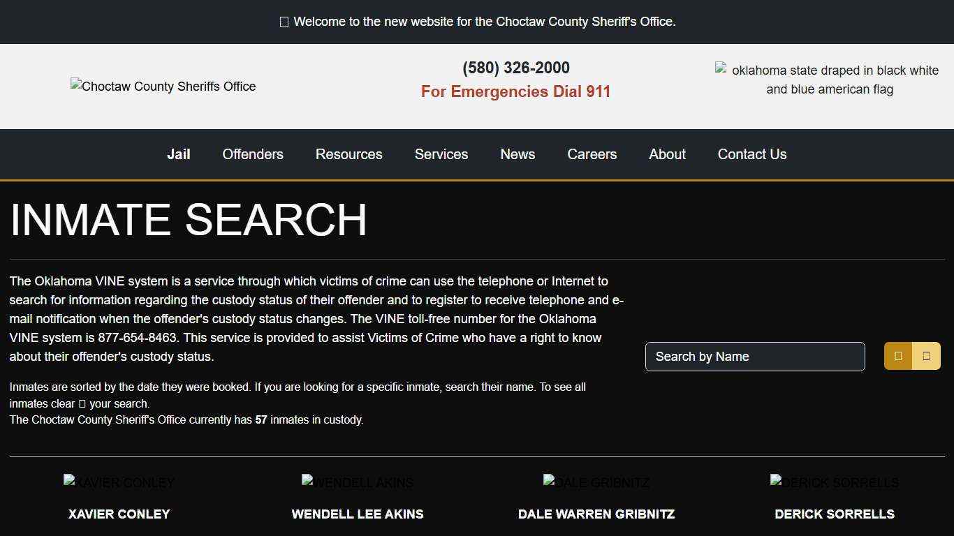 Inmate Search - Choctaw County Sheriff's Office